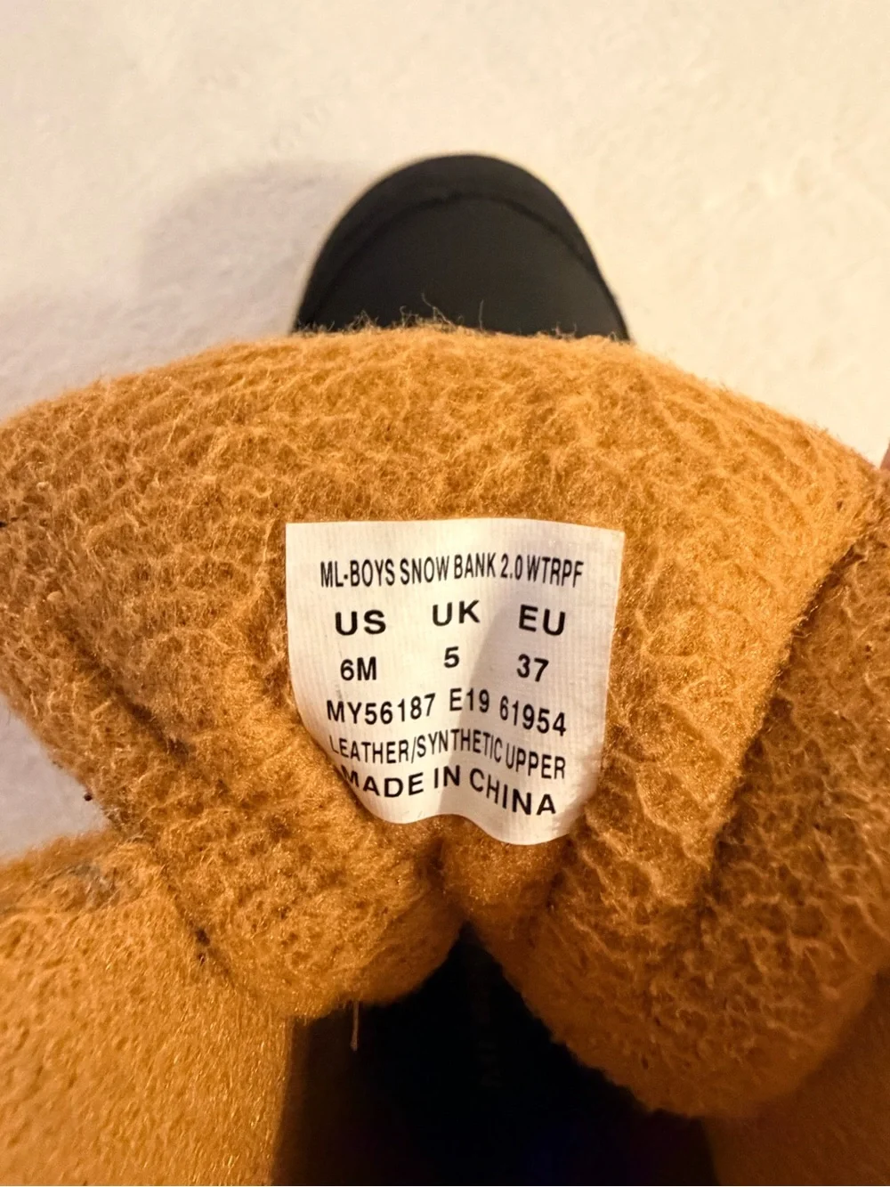 Merrell Kids Black and Mustard Winter Boots